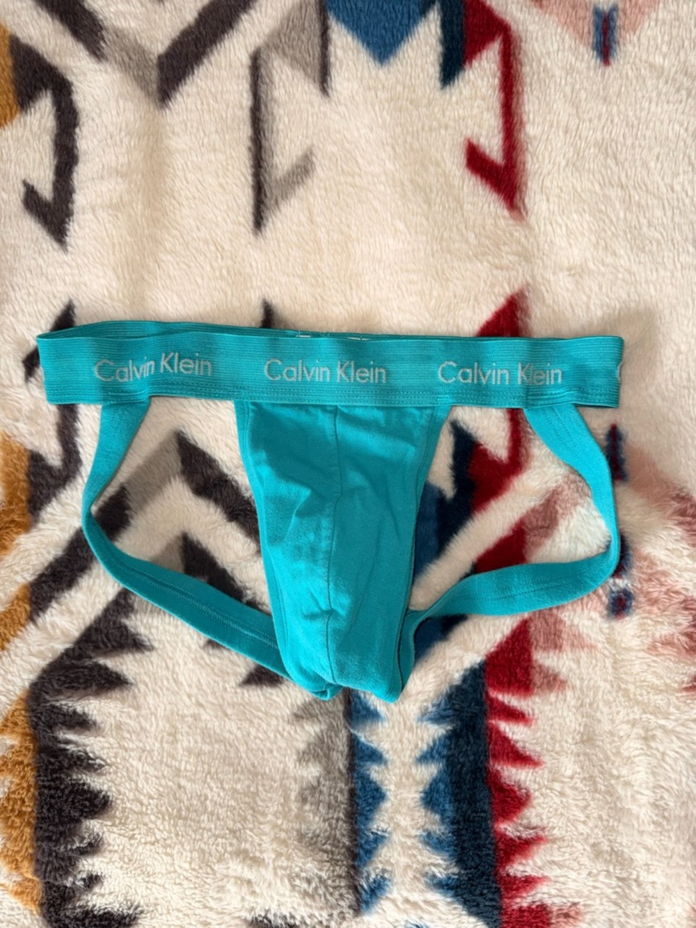Calvin Klein Bright Turquoise Jockstrap Brief